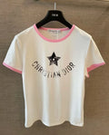 Vintage-Inspired Classic Star Print Top