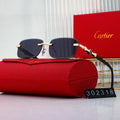 Classic Frameless Designer Sunglasses