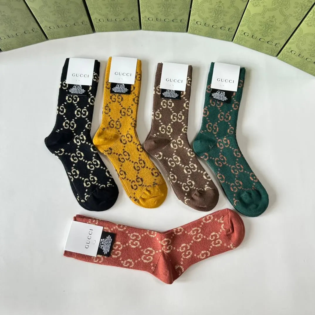 Full Print Mid-Length Socks