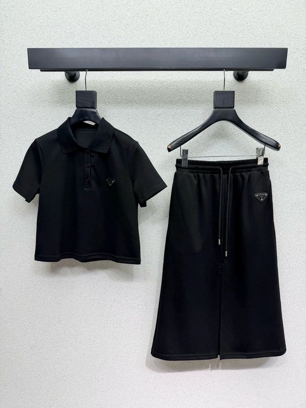 Triangle Slit Skirt Set