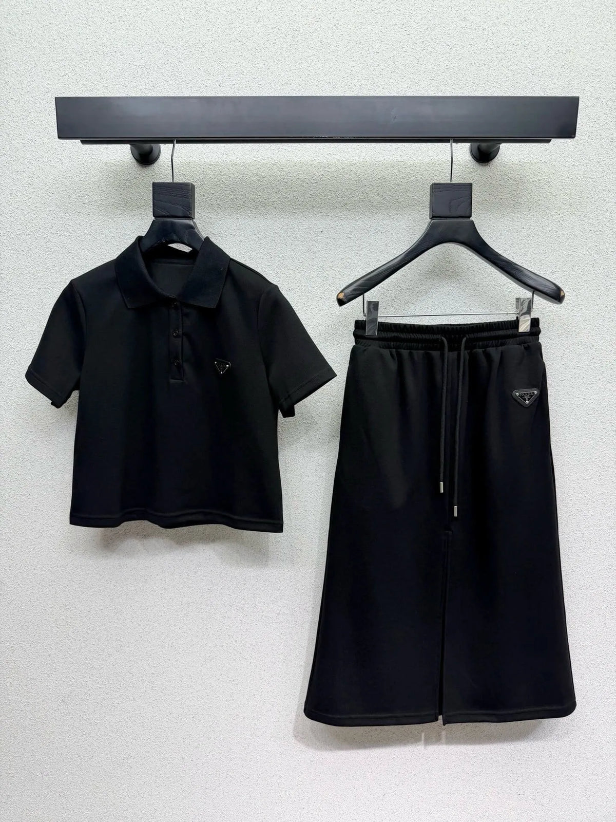 Triangle Slit Skirt Set