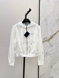 Triangle Hooded Cropped Jacket