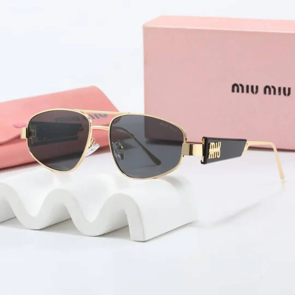 Retro Personalized Temple Aviator Sunglasses