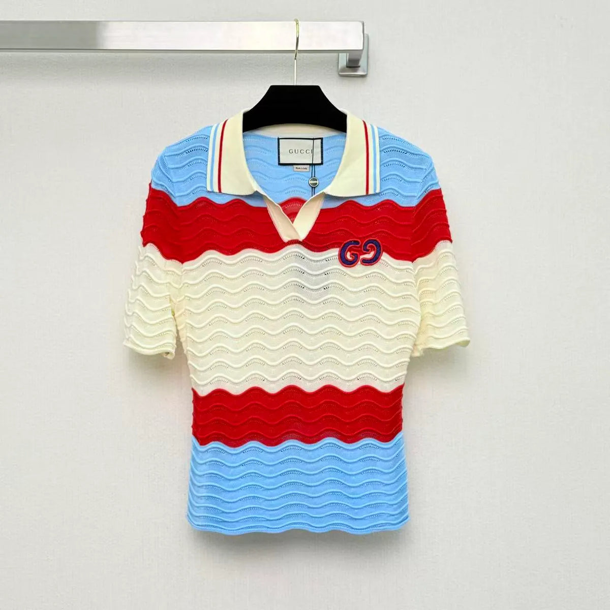 Vibrant Wavy Pattern Shirt