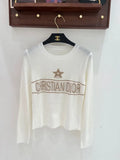 Contrast Thin Ribbed Long Sleeve
