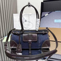 Denim Underarm Bag