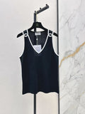 Detailed Cuff Design Tank Top