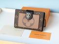 Buckled Color-Blocked Short Wallet