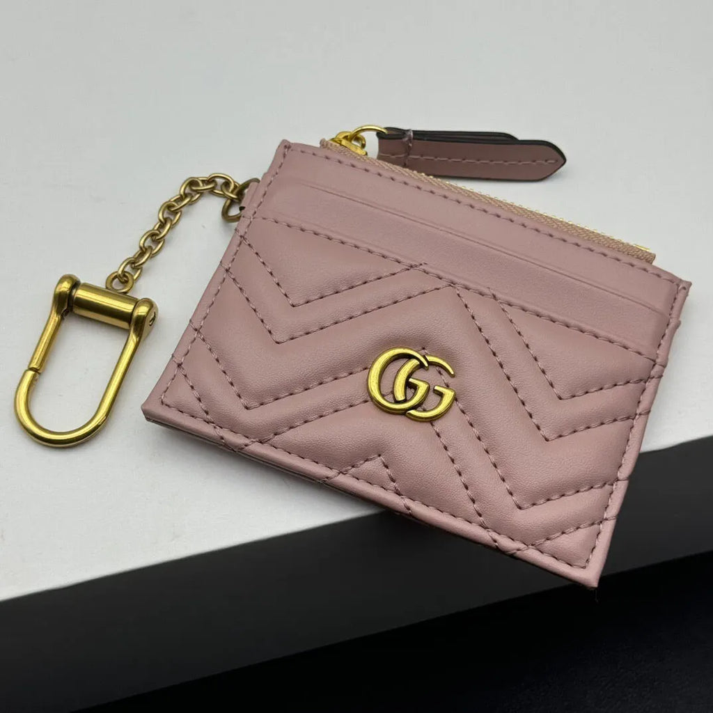 Quilted Portable Pouch Wallet