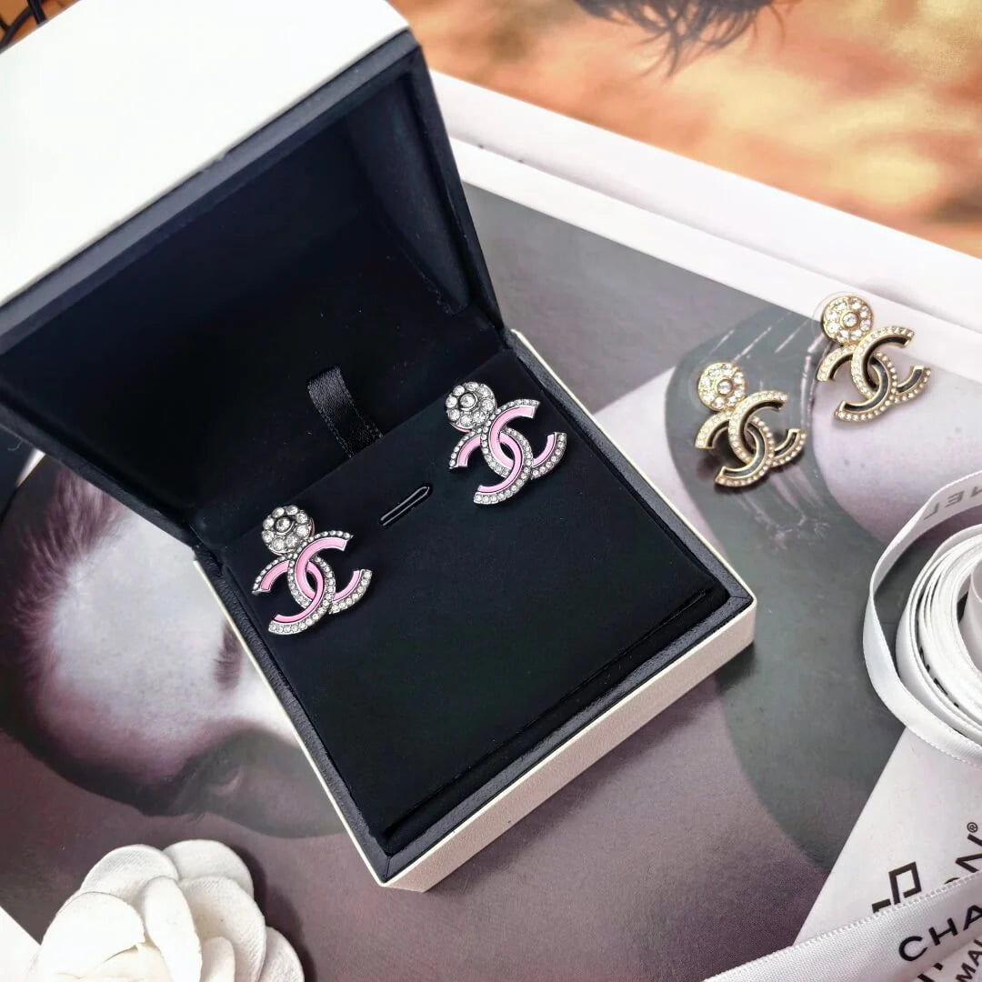Diamond-Accented Statement Earrings