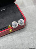Diamond Twist Stud Earrings