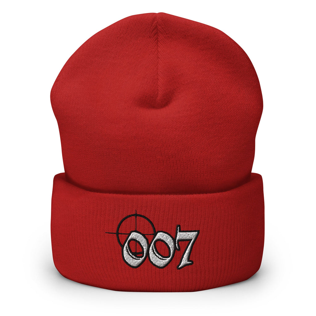 007 Assassin Cuffed Beanie - Hitman Assassin Kill 007