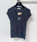 Breathable Embroidered Knit Top