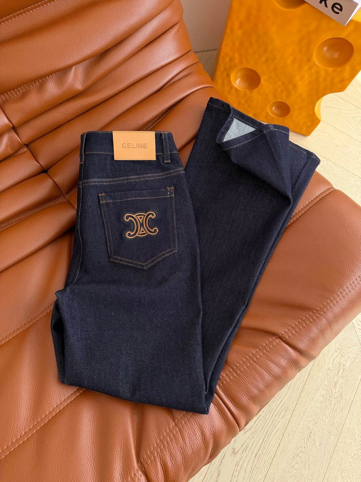 Dark Wash Bootcut Denim Pants