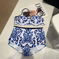 Blue Willow Pattern Swimsuit