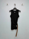 Tie Side Sleeveless Vest