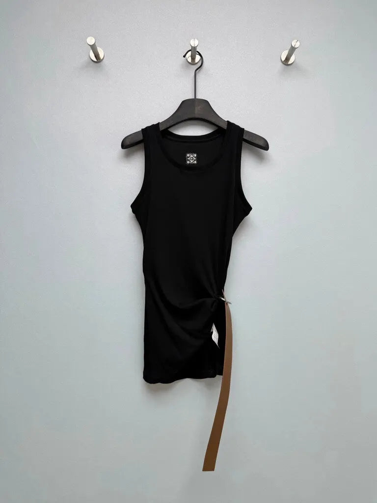 Tie Side Sleeveless Vest