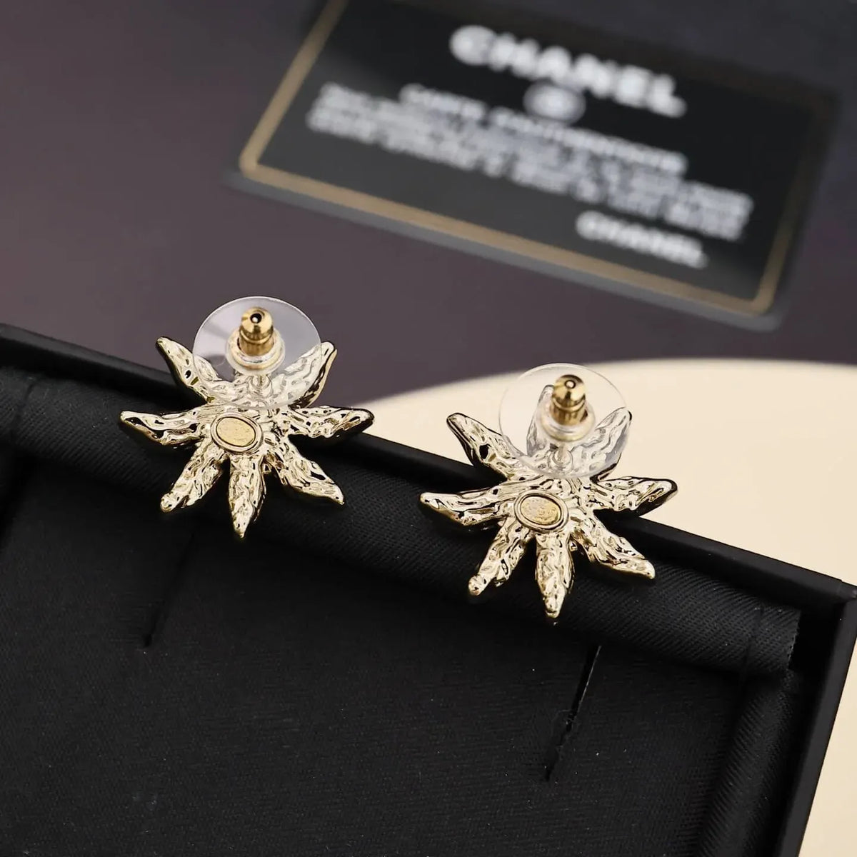 Sunflower Full-Pavé Stud Earrings