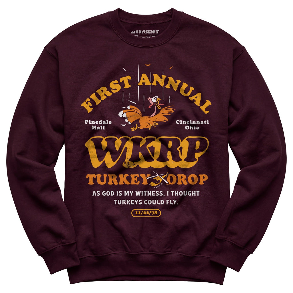 WKRP Turkey Drop - Unisex Sweatshirt