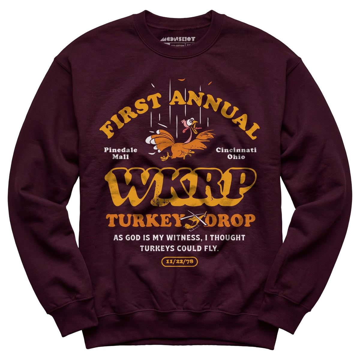 WKRP Turkey Drop - Unisex Sweatshirt