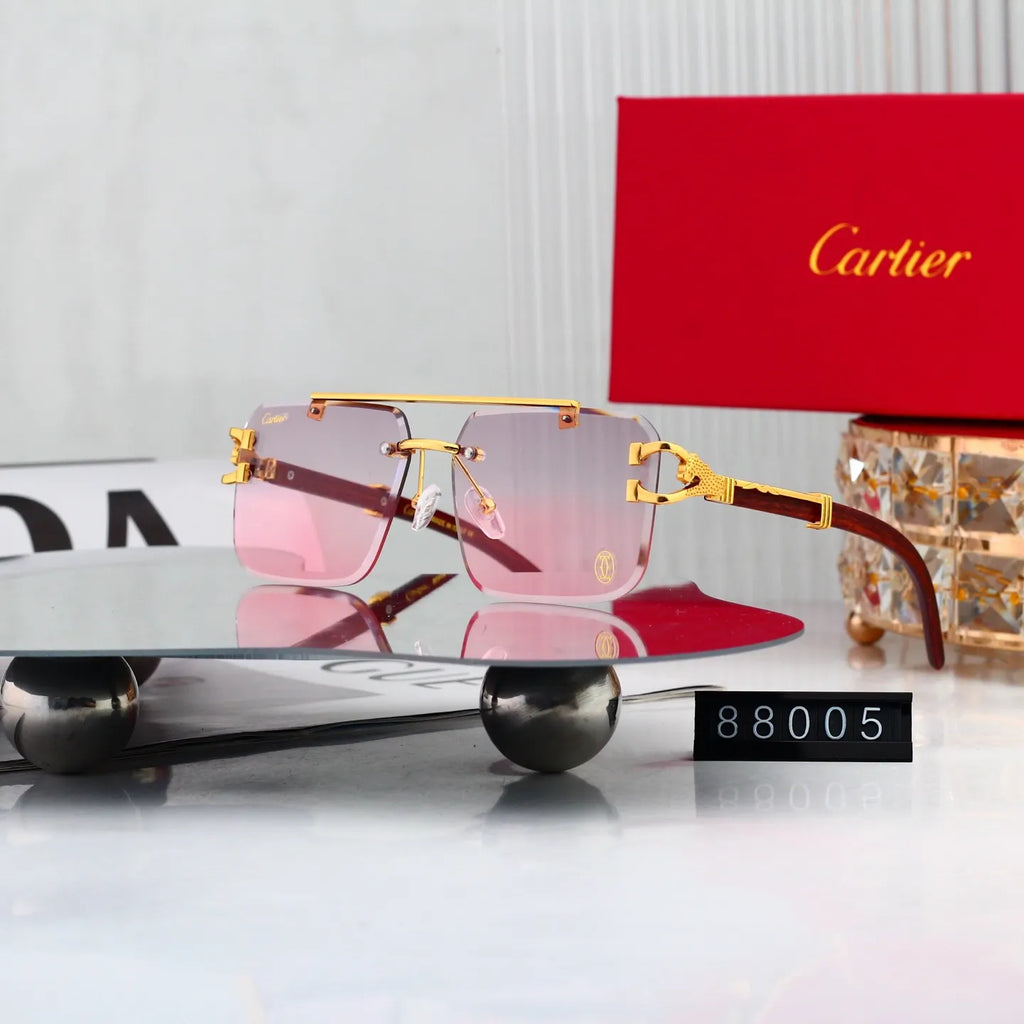 Chic Rimless Sunglasses