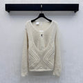 Openwork Knit Sweater