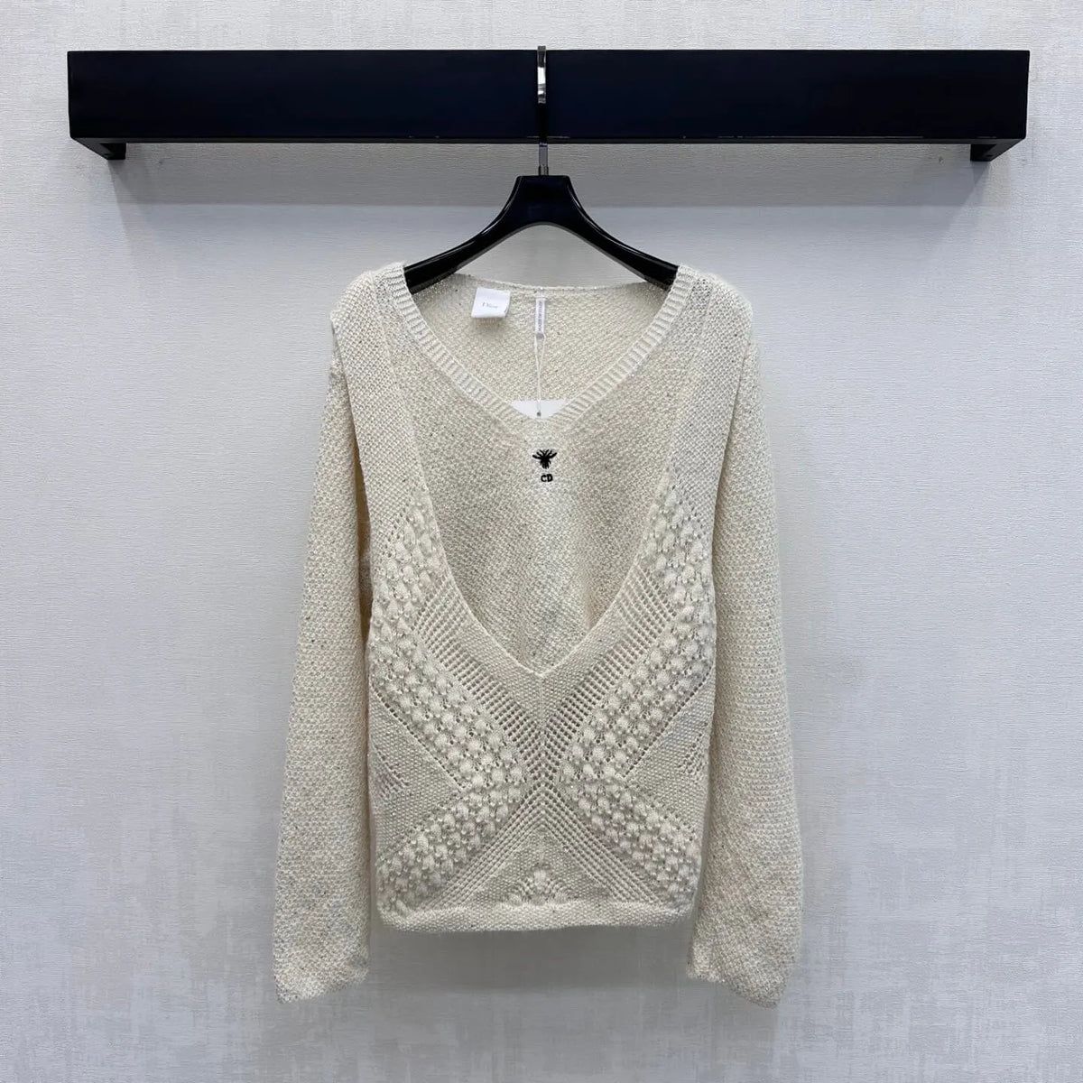 Openwork Knit Sweater