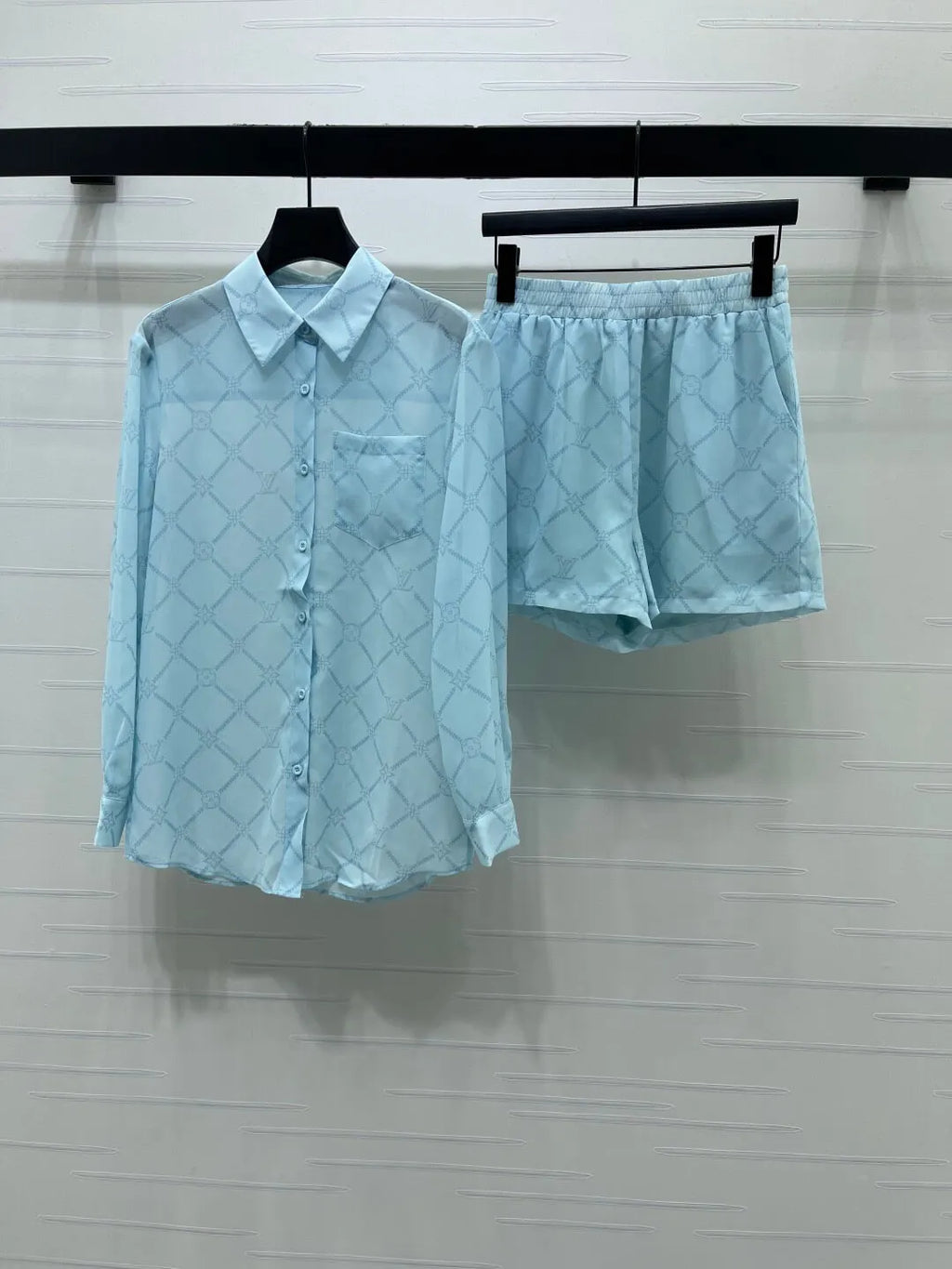 All Over Print Shirt Short Set