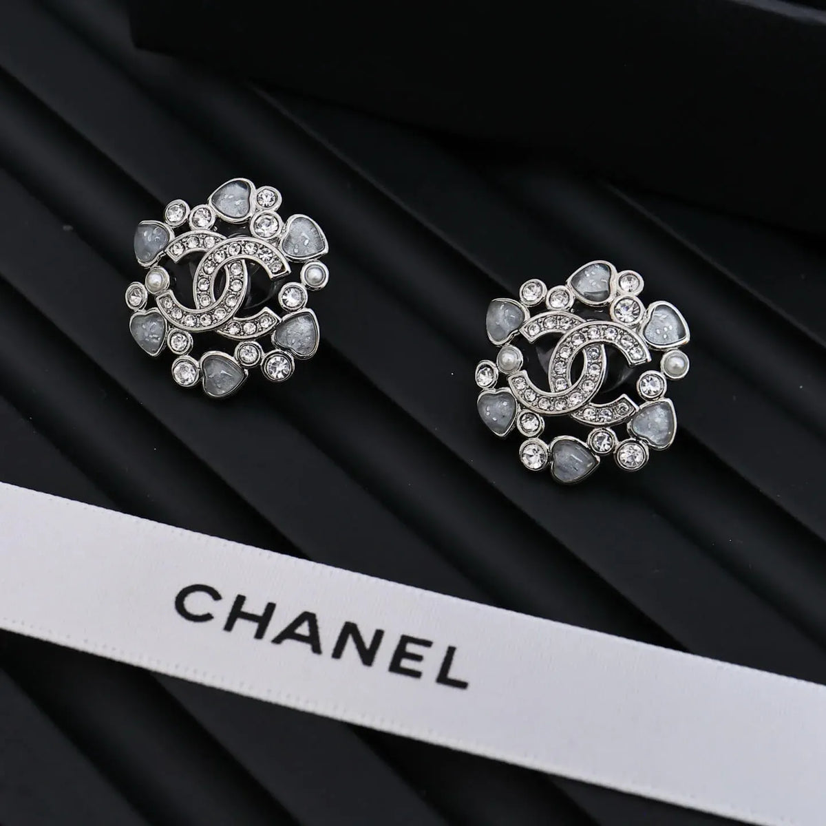 Floral Cluster Stud Earrings