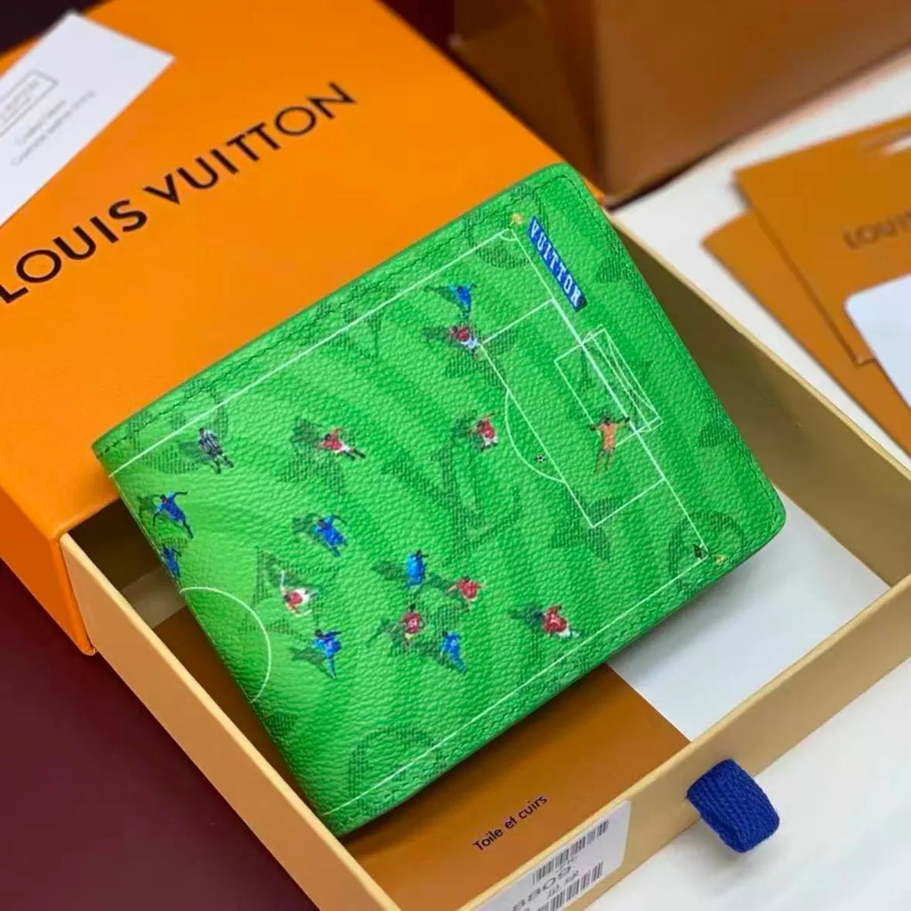 Football Pitch Pattern Wallet & Passport Holder