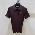 Slim-Fit Stretch Knit Short Sleeve