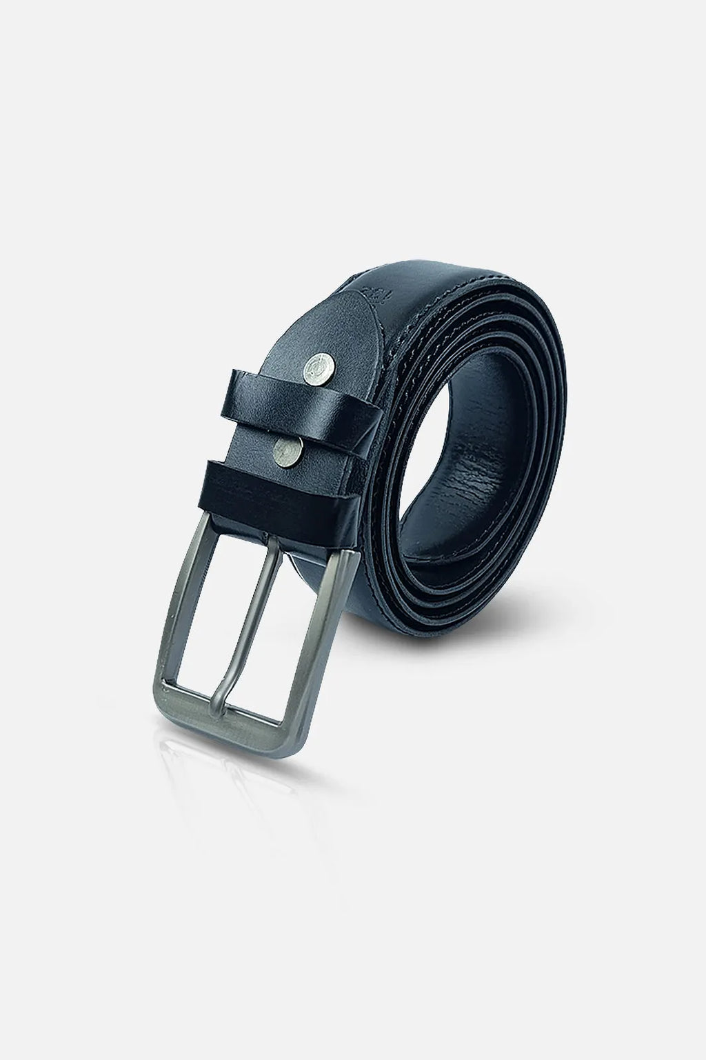 Premium Leather Black Formal Belt