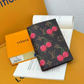 Cherry Pattern Long Wallet
