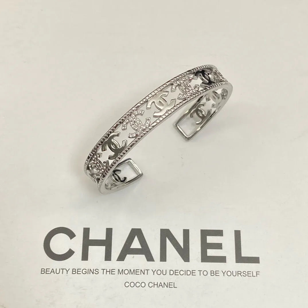 Openwork Double C Bangle