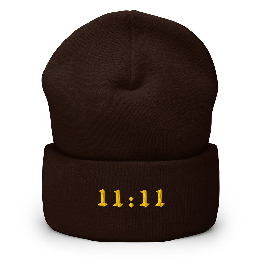 11:11 Wishing Time January One Cuffed Beanie