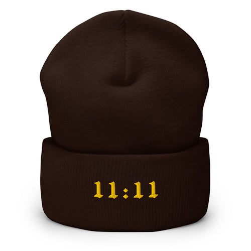 11:11 Wishing Time January One Cuffed Beanie