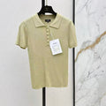 Elegant Metallic Yarn Short Sleeve