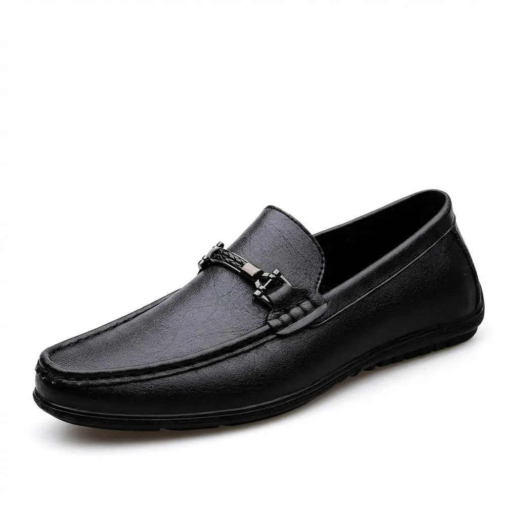 Raven Leather Loafer