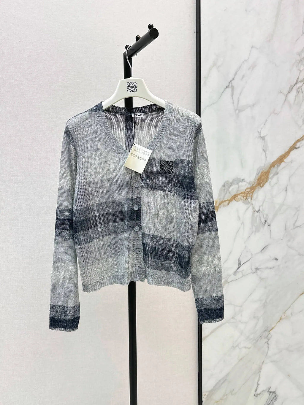 Loose Breath Gradient Knit Top