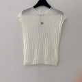 Mock Neck Ribbed Knit Top