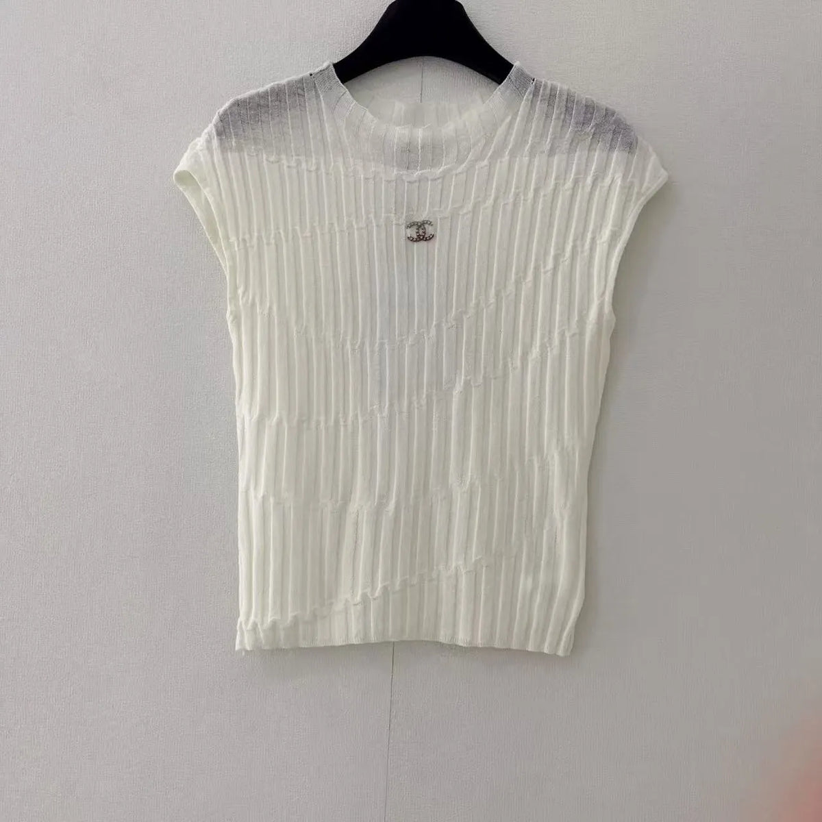 Mock Neck Ribbed Knit Top
