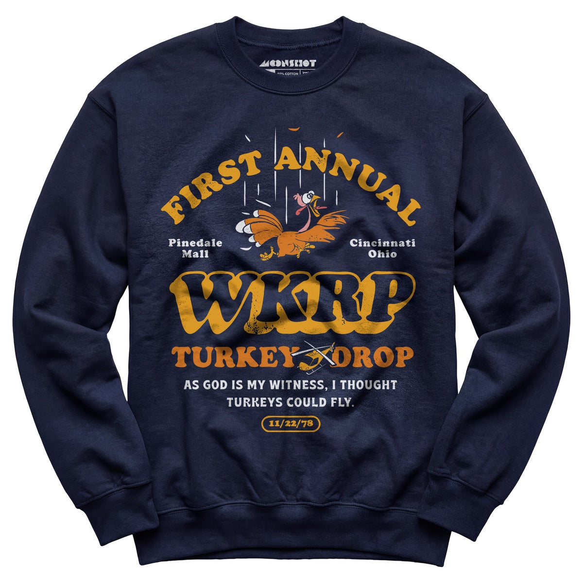 WKRP Turkey Drop - Unisex Sweatshirt