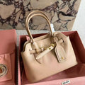 Retro Leather Mini Tote Bag