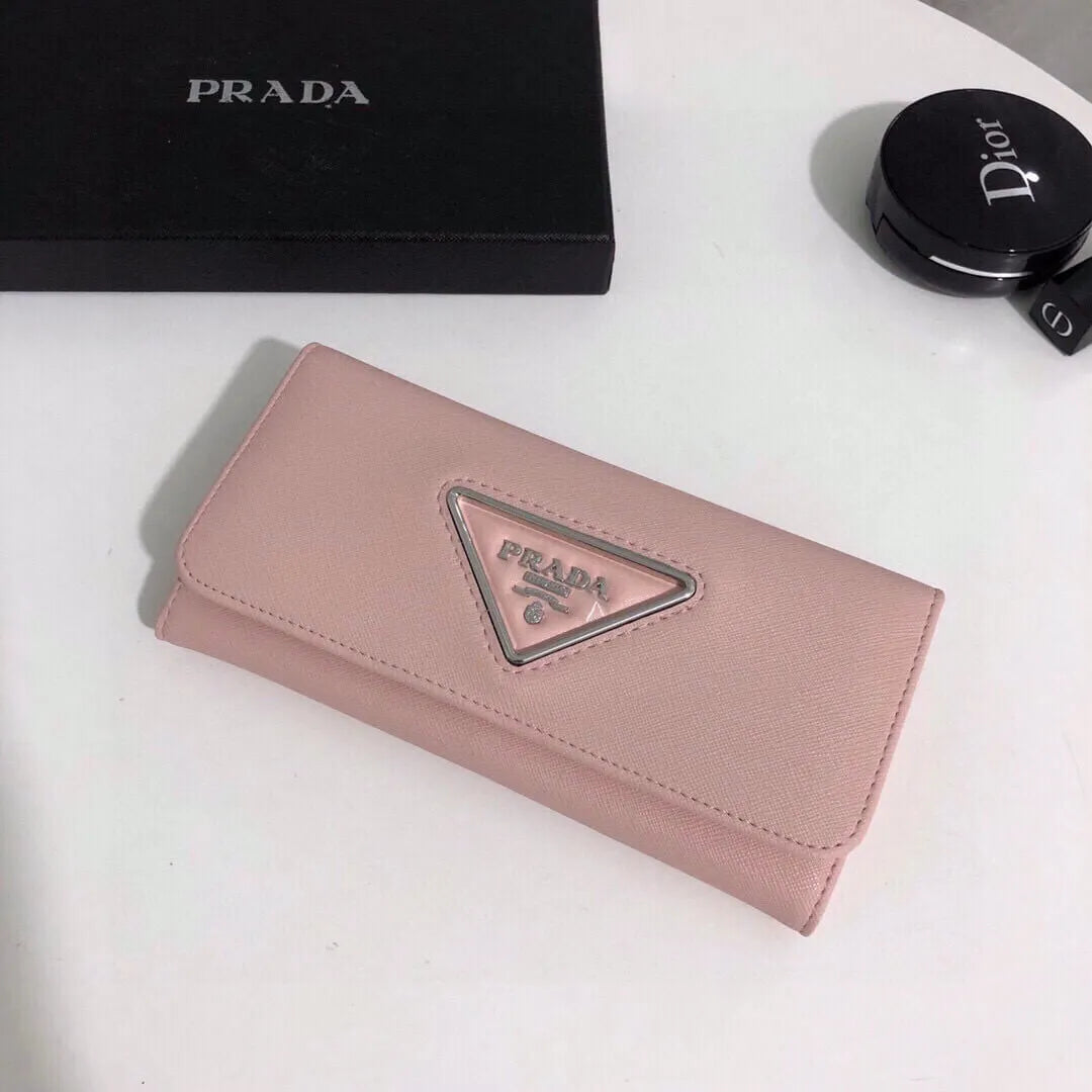 Fabric Long Flap Trendy Wallet