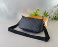 Black Full Print Crossbody Bag