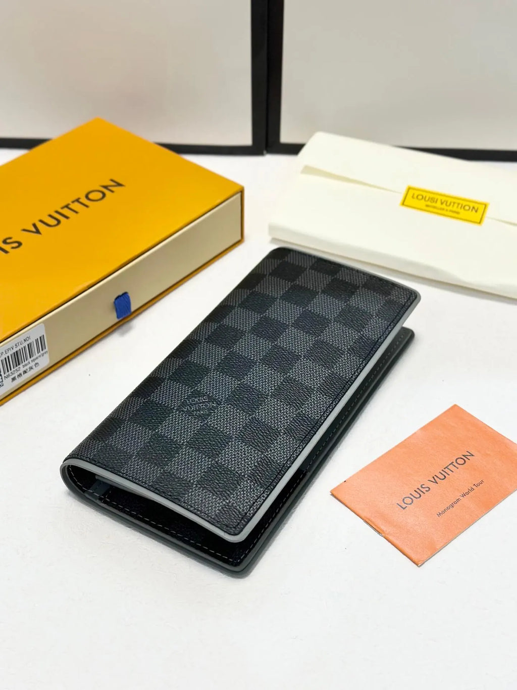 Checkerboard Long Wallet