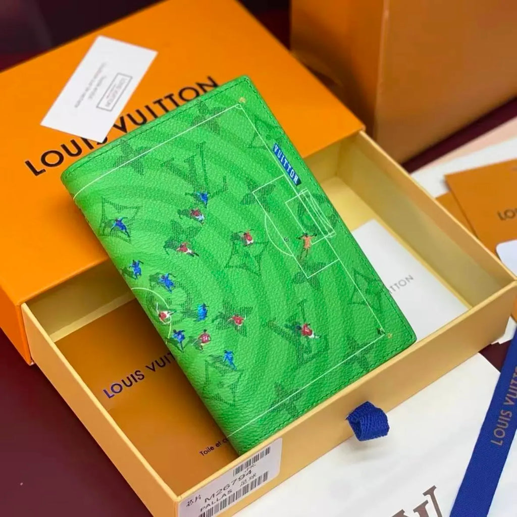 Football Pitch Pattern Wallet & Passport Holder