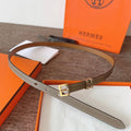 Classic Minimalist Collection Letter Buckle Ultra-Slim Belt