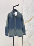 Distressed Panel Denim Jacket