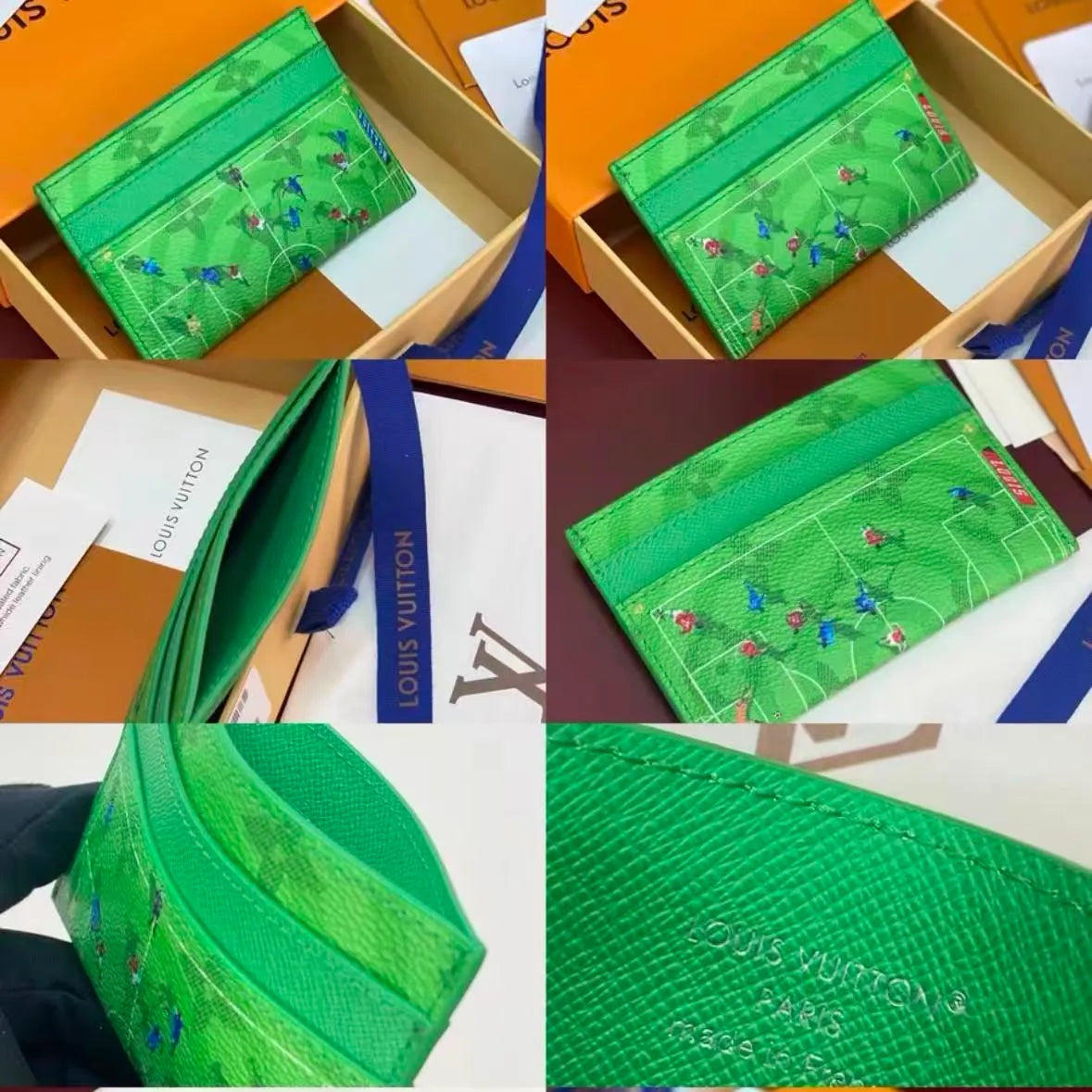 Football Pitch Pattern Wallet & Passport Holder